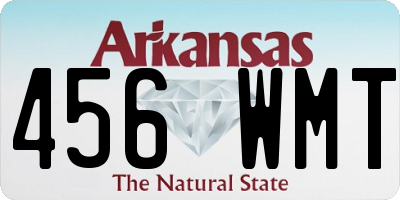 AR license plate 456WMT