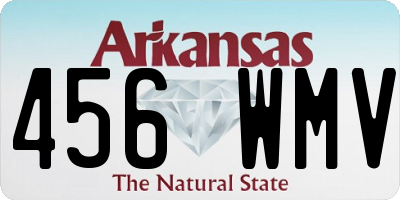 AR license plate 456WMV