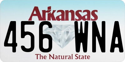 AR license plate 456WNA