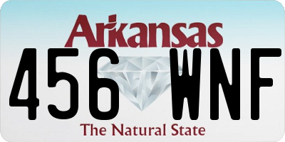 AR license plate 456WNF