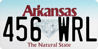 AR license plate 456WRL