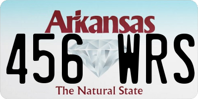 AR license plate 456WRS