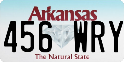 AR license plate 456WRY