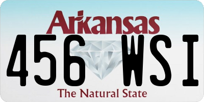 AR license plate 456WSI