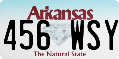 AR license plate 456WSY