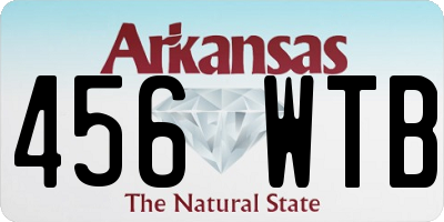 AR license plate 456WTB