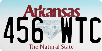 AR license plate 456WTC