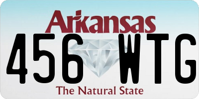 AR license plate 456WTG