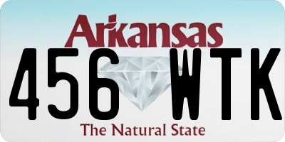 AR license plate 456WTK