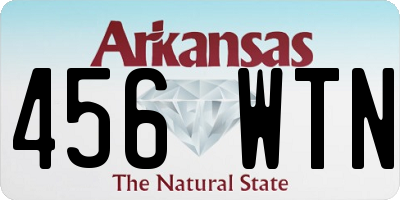 AR license plate 456WTN