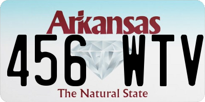 AR license plate 456WTV