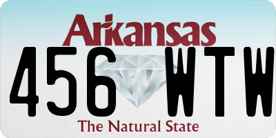 AR license plate 456WTW