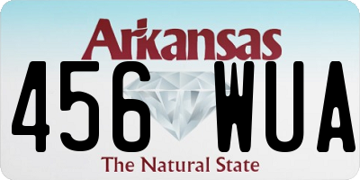 AR license plate 456WUA