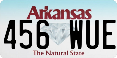 AR license plate 456WUE