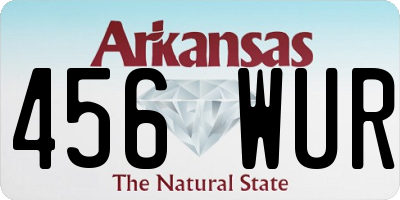 AR license plate 456WUR