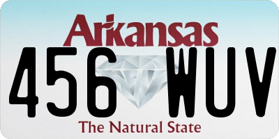 AR license plate 456WUV