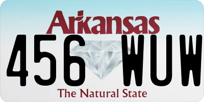 AR license plate 456WUW