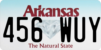 AR license plate 456WUY