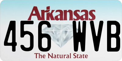 AR license plate 456WVB