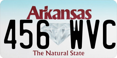 AR license plate 456WVC