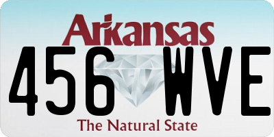 AR license plate 456WVE