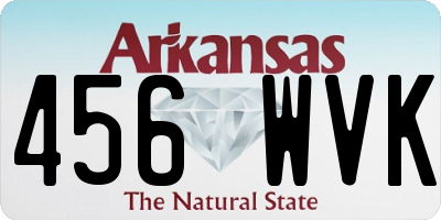 AR license plate 456WVK