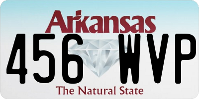 AR license plate 456WVP