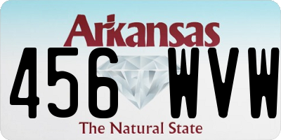 AR license plate 456WVW