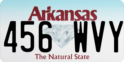 AR license plate 456WVY