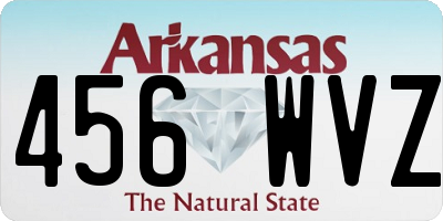 AR license plate 456WVZ