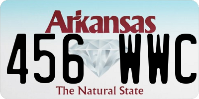 AR license plate 456WWC