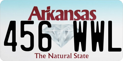 AR license plate 456WWL