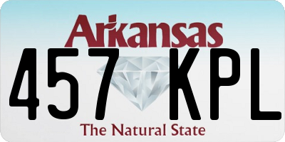 AR license plate 457KPL