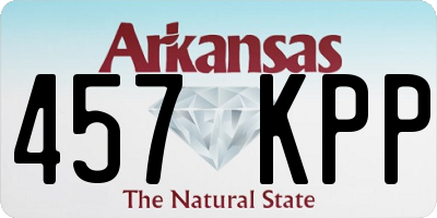 AR license plate 457KPP