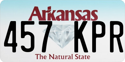 AR license plate 457KPR