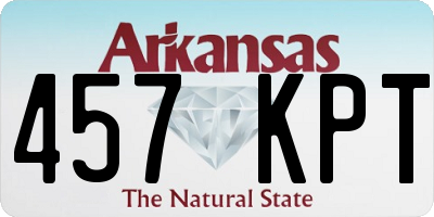 AR license plate 457KPT