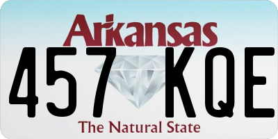 AR license plate 457KQE