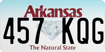 AR license plate 457KQG