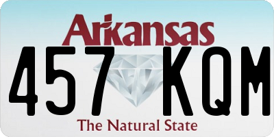 AR license plate 457KQM