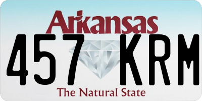 AR license plate 457KRM