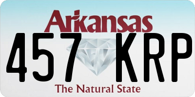 AR license plate 457KRP