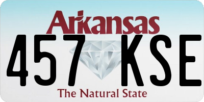 AR license plate 457KSE
