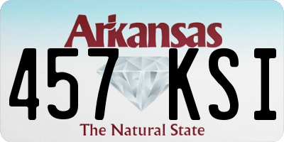 AR license plate 457KSI