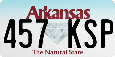 AR license plate 457KSP