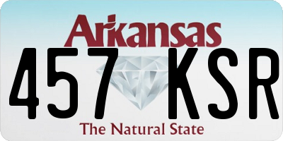 AR license plate 457KSR