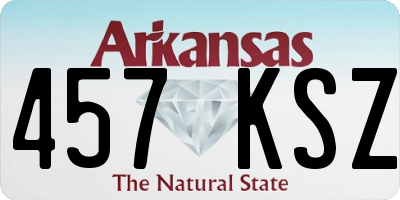 AR license plate 457KSZ