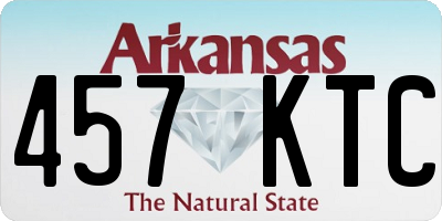 AR license plate 457KTC