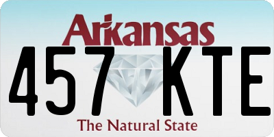 AR license plate 457KTE