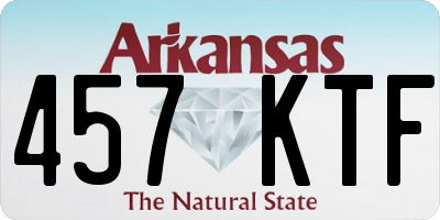 AR license plate 457KTF