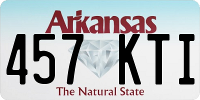 AR license plate 457KTI